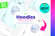 Hoodies 6xMock-ups, a Print Template by Mocca Mockups Store (Thumbnail 1 of 4)