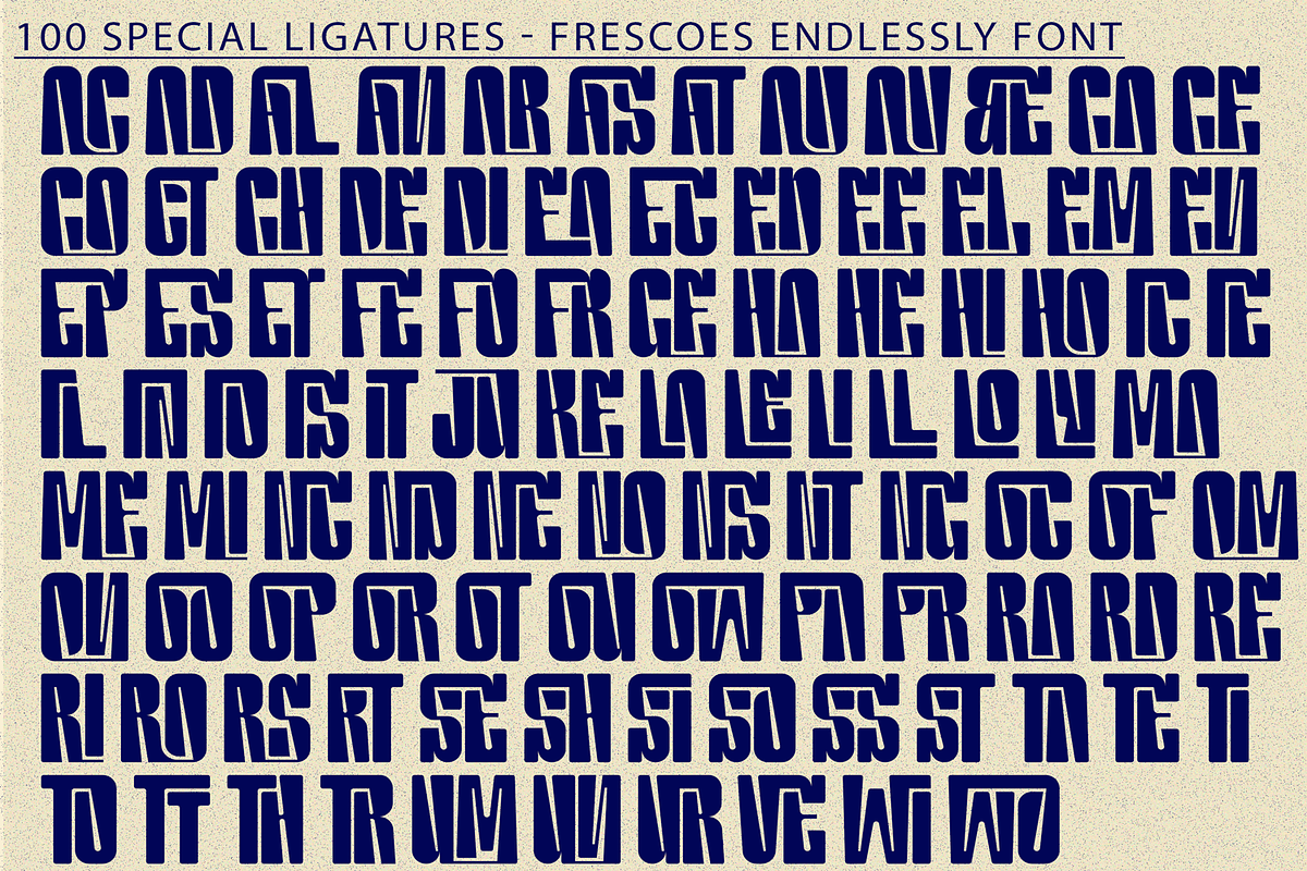 Frescoes Endlessly - Condensed Font, a Sans Serif Font by 177Studio (Photo 7 of 8)