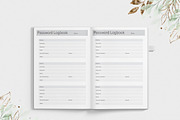 Password Logbook Kdp Interior, a Stationery Template by Graphic Template (Thumbnail 3 of 11)