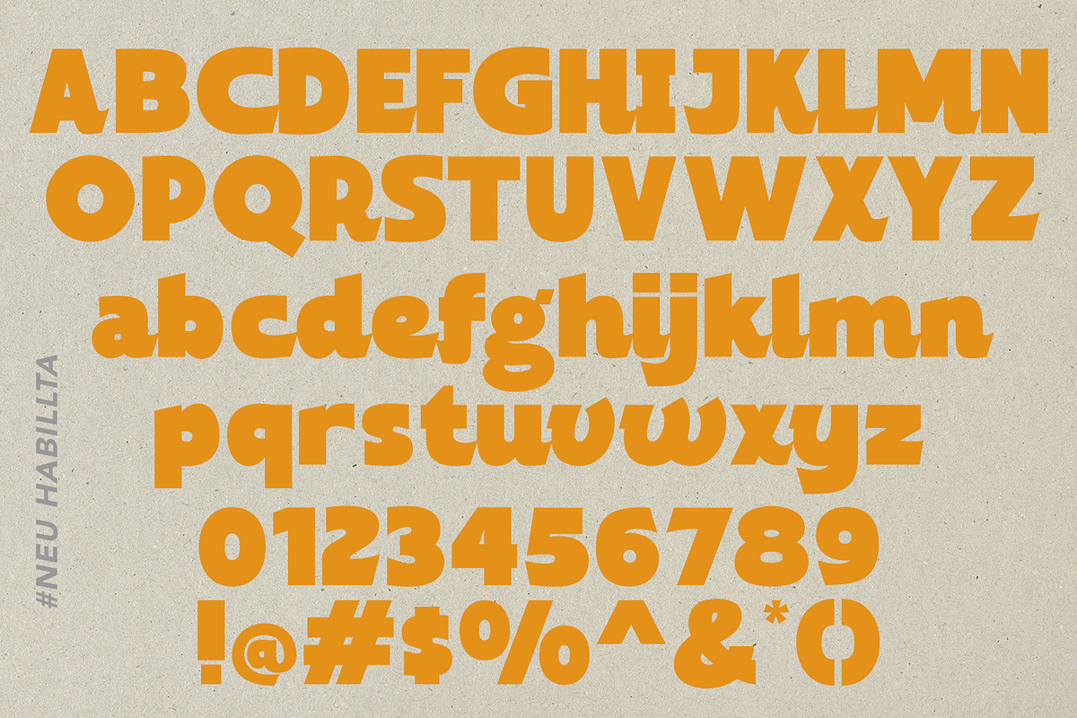 Habillta Display Font, a Sans Serif Font by madeDeduk (Photo 6 of 10)