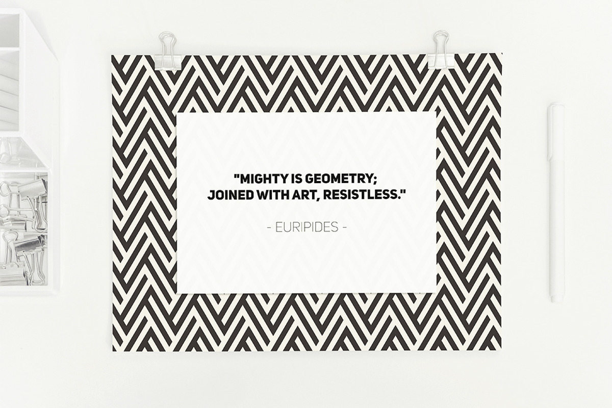 Geometric Seamless Patterns Set 5, a Pattern Graphic by Curly_Pat (Photo 5 of 5)