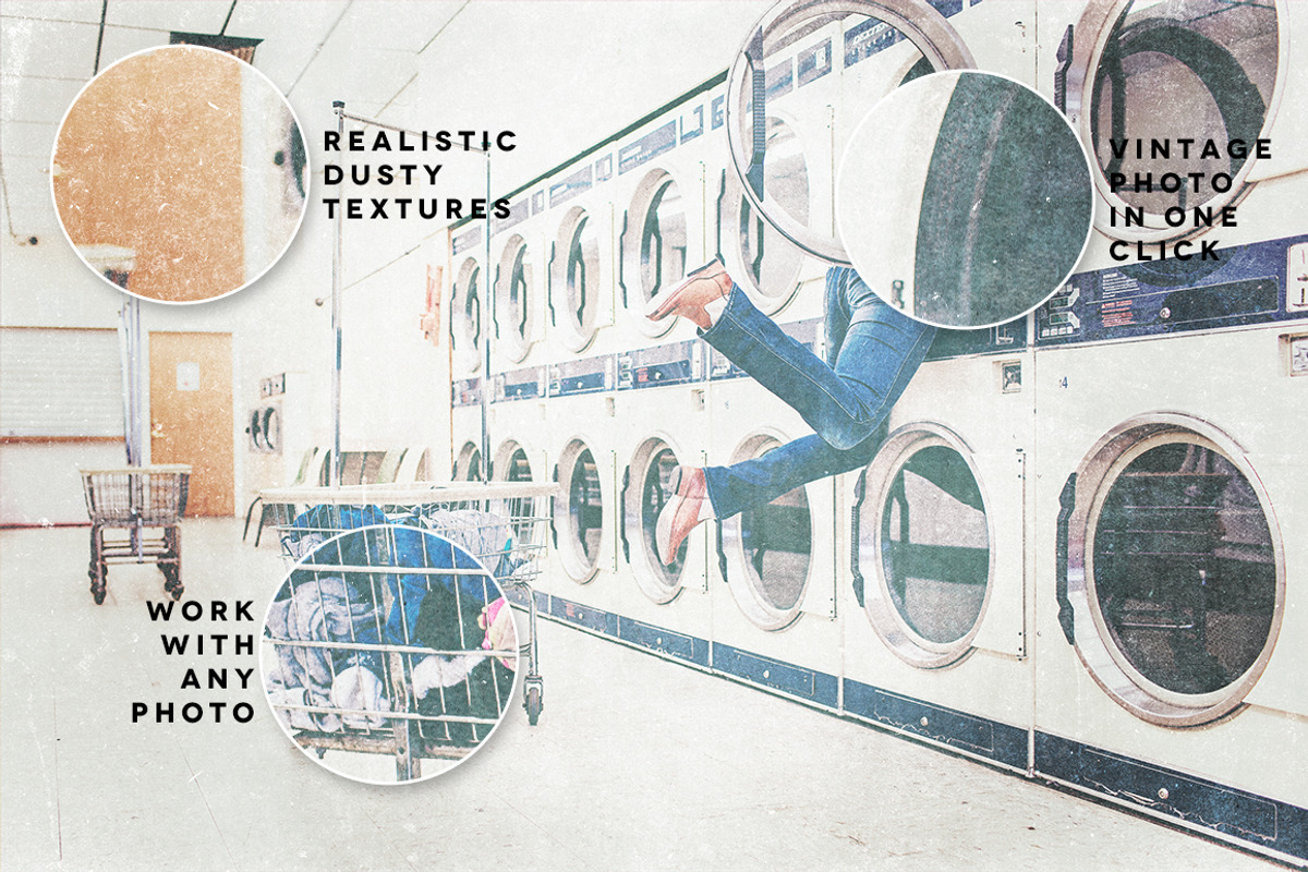 Vintage Overlays Pack (25% OFF!), a Texture Graphic by Gromov Design (Photo 3 of 5)