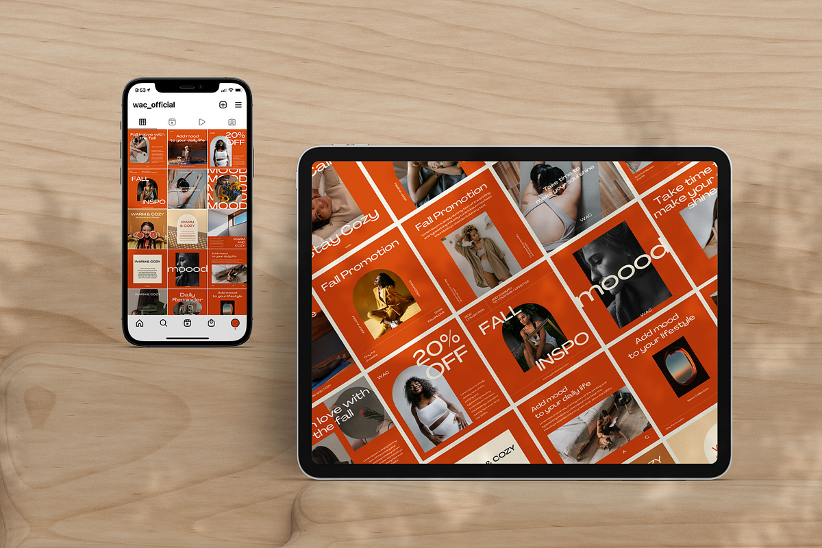 Mood Fall IG Post & Stories Template, a Social Media Template by Rumiz Design (Photo 12 of 13)