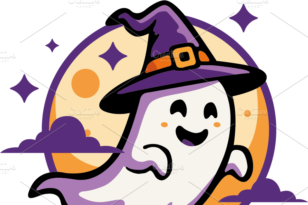 Spooky Night Cute Halloween Sticker, a Decorative Illustration by Dimas.okgo (Photo 3 of 6)