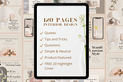 Interior Design Instagram Template, a Social Media Template by Kindelight (Thumbnail 3 of 6)