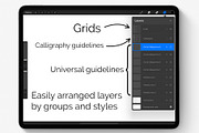Guidelines & Grids Calligraphy Pack, a Stationery Template by ZenLettering (Thumbnail 8 of 8)