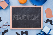 School Sketch Kids Font, a Font by vladocar (Thumbnail 3 of 6)
