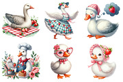 Strawberry Coquette Goose Sublimatio, an Illustration by Daily.Designs (Thumbnail 5 of 5)