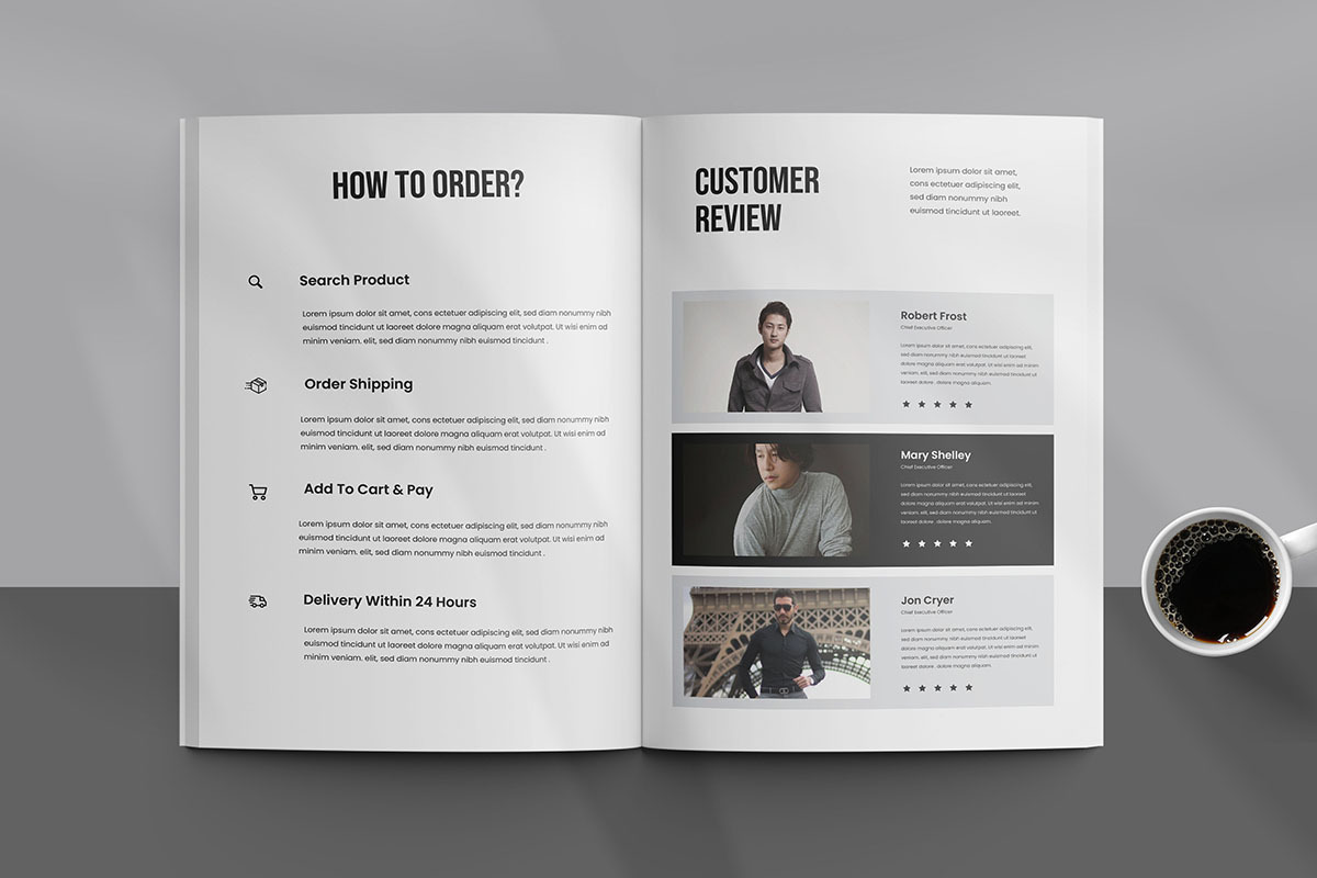 Clothing Catalog Template, a Brochure Template by afsar.hossain (Photo 7 of 7)
