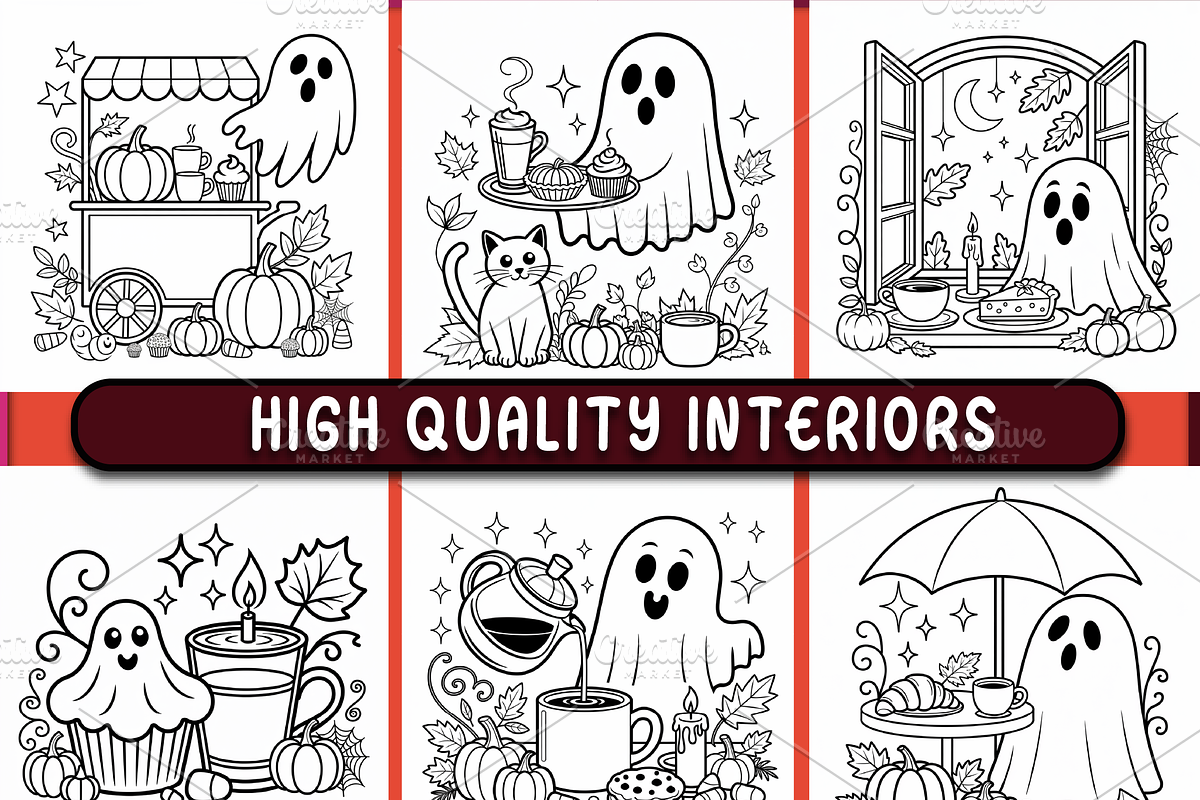 Spooky Cutie Cozy Vibes Adult, a Seasonal Illustration by Ink Gallery (Photo 2 of 4)