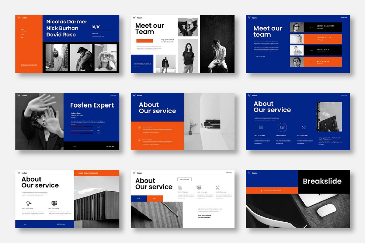 Fosfen – Business PowerPoint, a Presentation Template by Dens Creative Studio (Photo 3 of 6)
