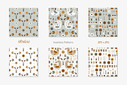 Scandinavian Folk Art Collection, a Pattern Graphic by AllNikArt (Thumbnail 3 of 4)