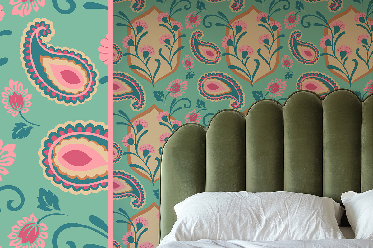 Indian vector patterns, a Pattern Graphic by Carpet Tapete Pretzel (Photo 8 of 25)