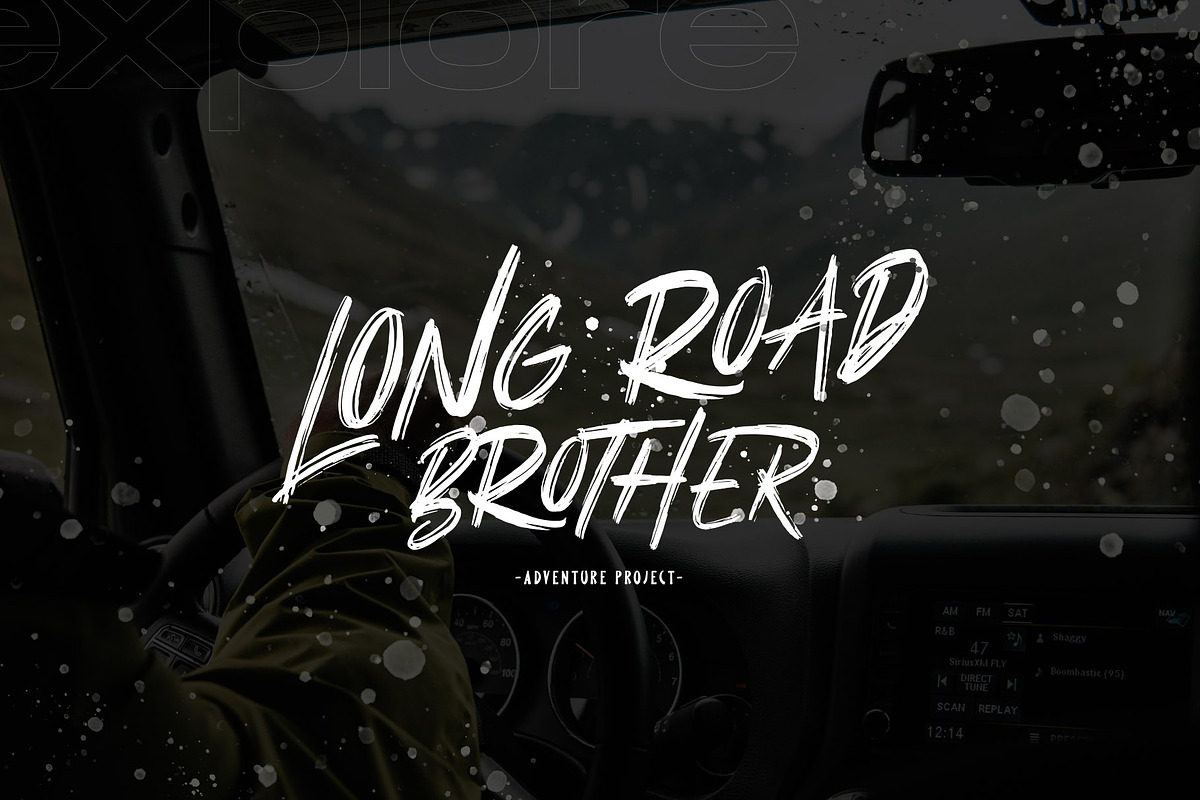 Better Rolling - Brush Font preview 7
