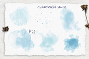 Watercolor Flowers clipart big set, a Decorative Illustration by Yuliya Art (Thumbnail 7 of 16)