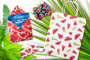 Watercolor Watermelons & Ice creams, a Pattern Graphic by Midstream (Thumbnail 2 of 8)