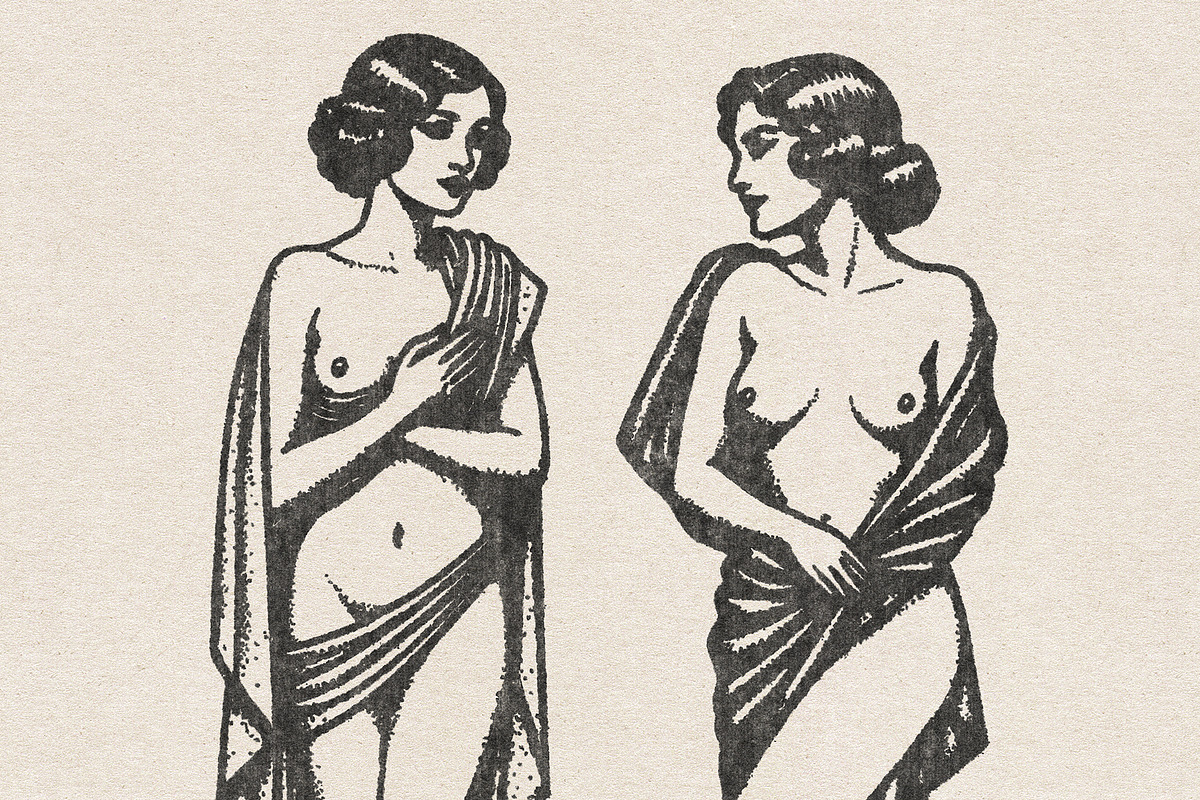 Art Deco Women Illustrations, an Illustration by Chad Alan Steinborn (Photo 3 of 4)