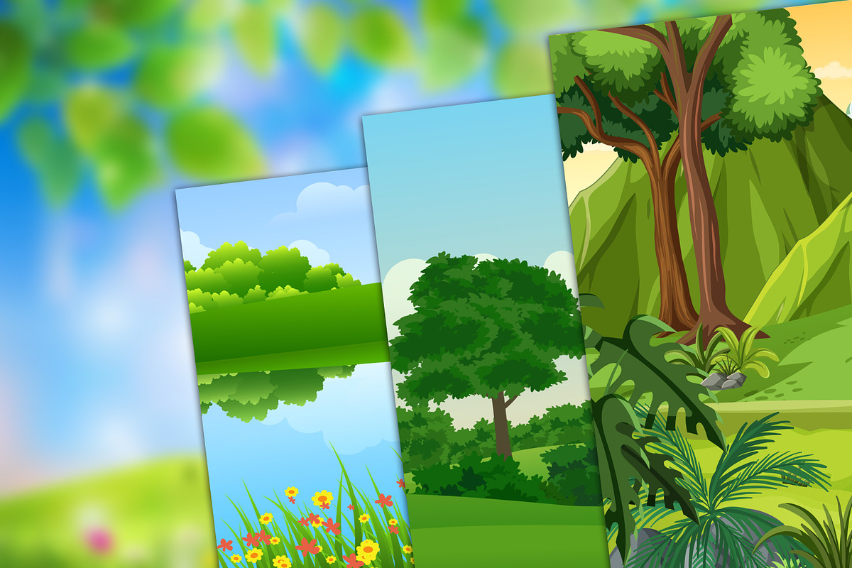 Nature Landscape, a Decorative Illustration by Digital Studio (Photo 2 of 7)