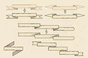 Flat Banner Creator for Illustrator, a Brush Add-On by BAD TASTE (Thumbnail 4 of 10)