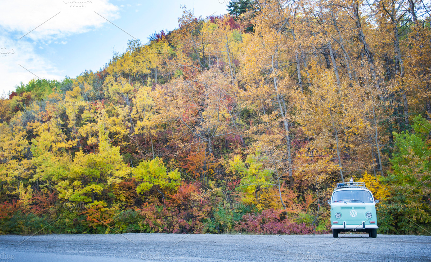 Bus In The Fall