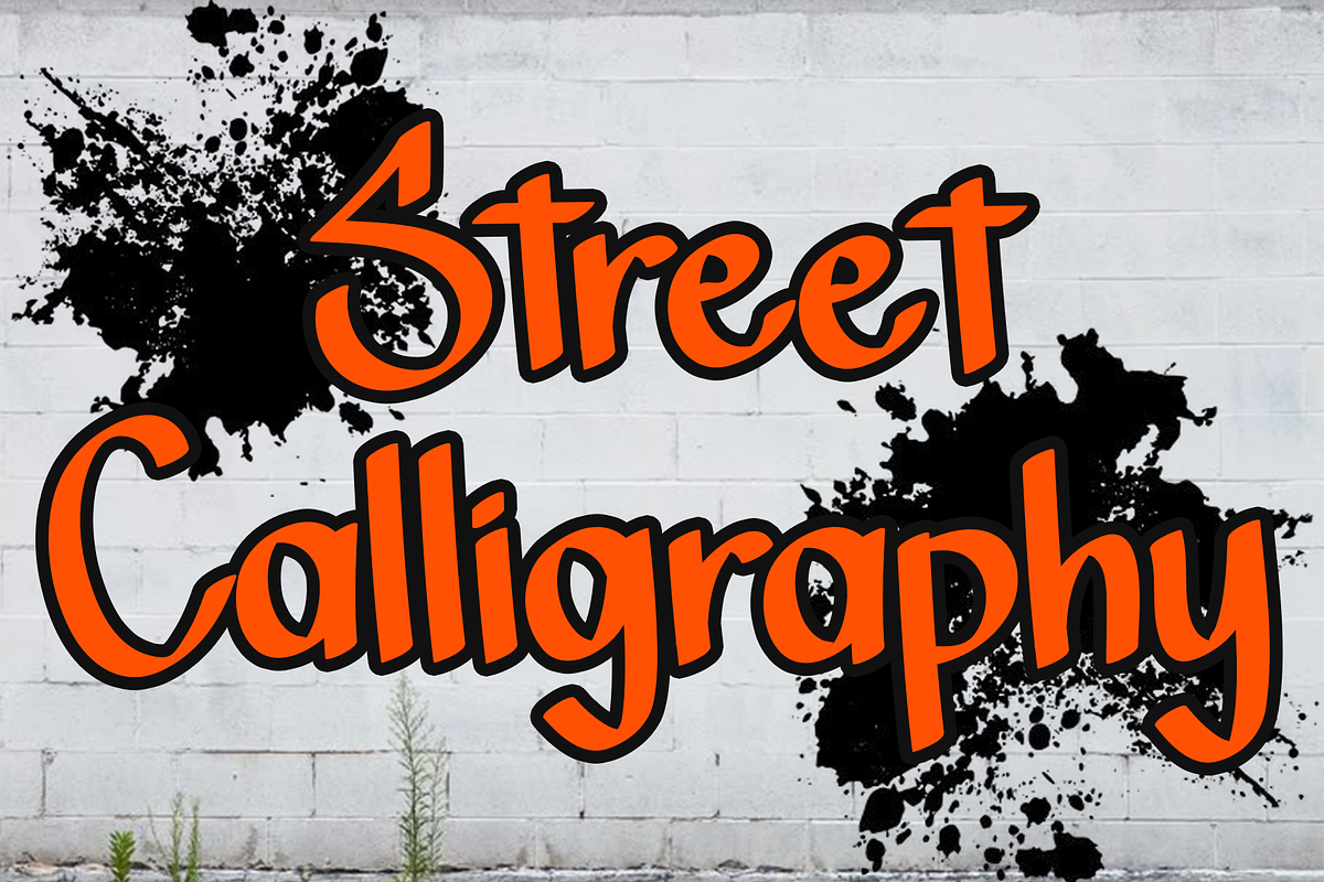 Street Calligraphy, a Script Font by InermediaSTUDIO (Photo 1 of 8)