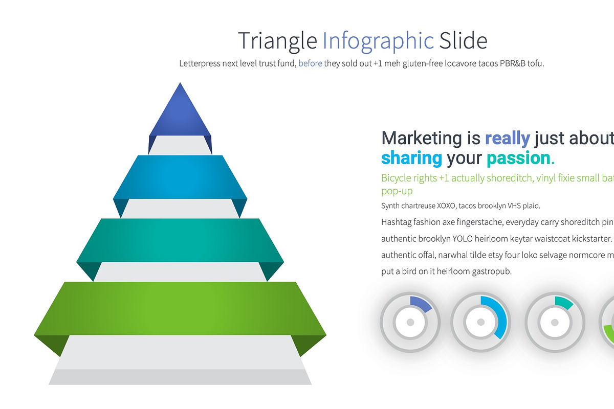 Triangle PowerPoint Slides, a Presentation Template by Pulsecolor