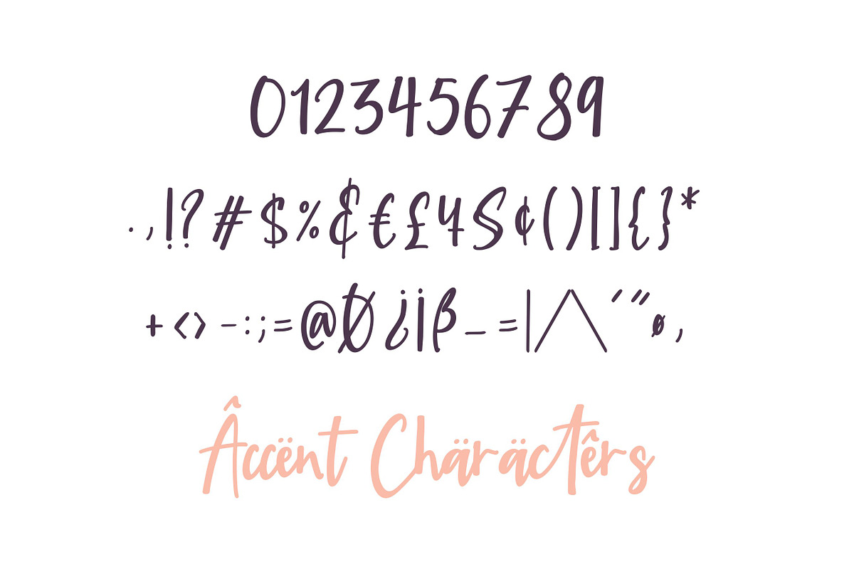 Childish - Sweet Handwritten Font, a Script Font by Balpirick Studio (Photo 3 of 8)