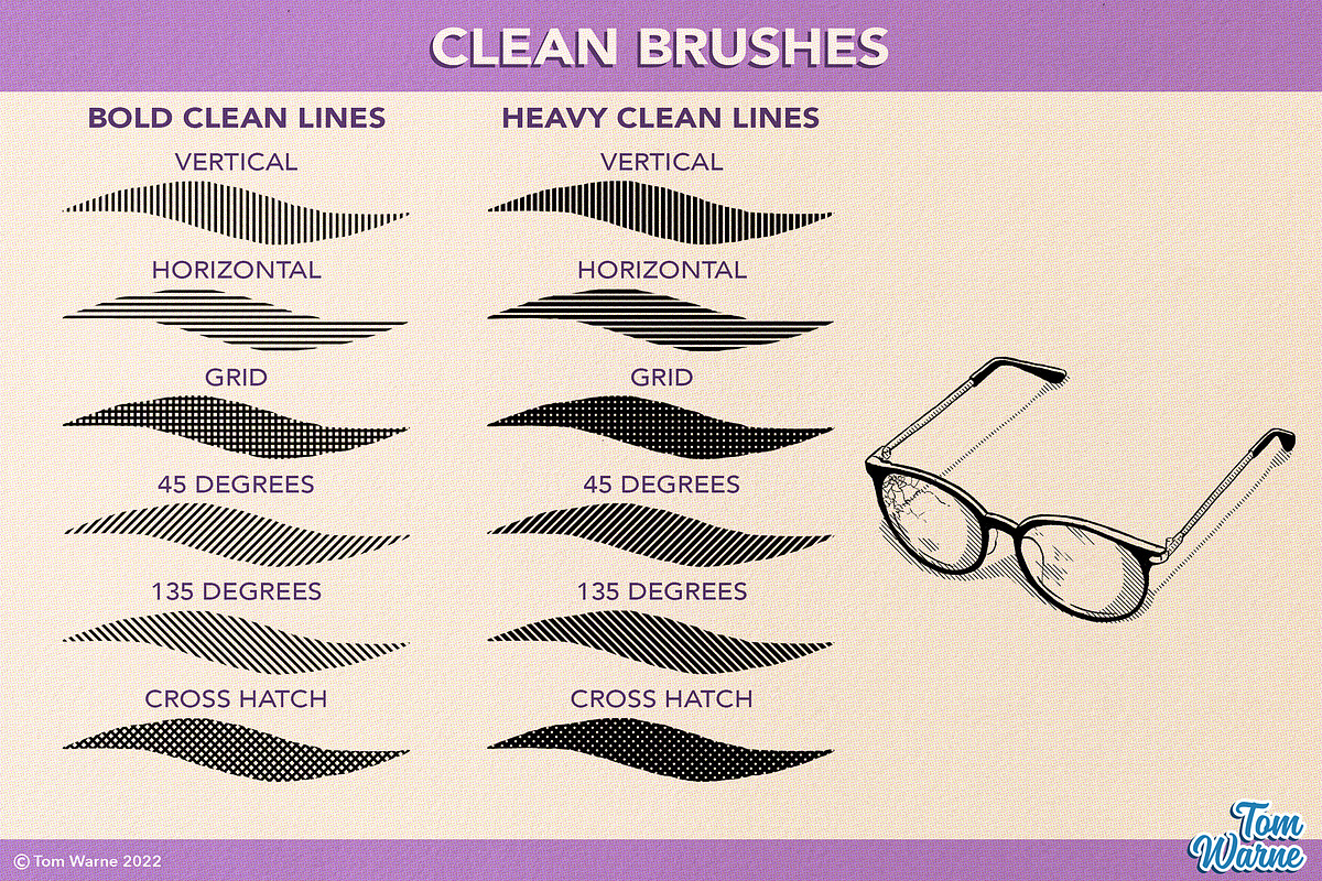 Shading Lines Affinity Brushpack, a Brush Add-On by TomWarne (Photo 6 of 25)
