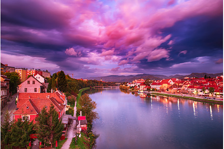 Sunrise at Maribor, an Architecture Photo by Nature and travel