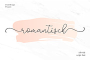 Romantisch, a Script Font by Uloel Design (Thumbnail 1 of 5)