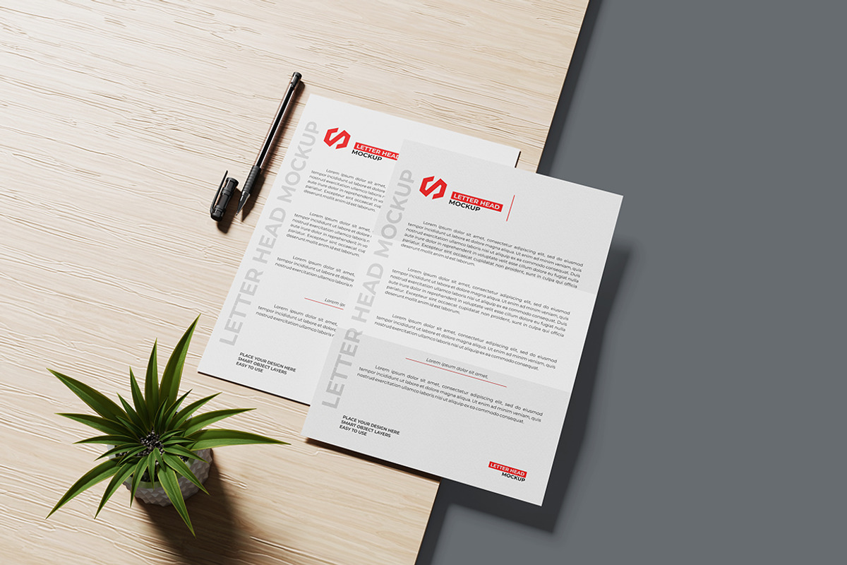 Letterhead Mockup, a Product Mockup by MrLetters (Photo 3 of 5)