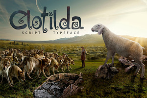 Clotilda Script Typeface