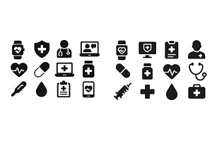 Collection of health and medical, an Object Illustration by ZinetroN