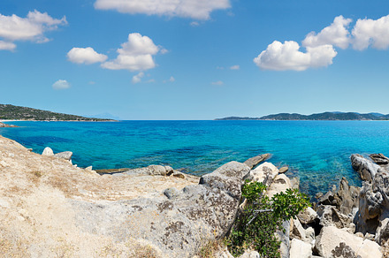 Summer sea coast (Halkidiki, Greece)., a Nature Photo by YuriyB