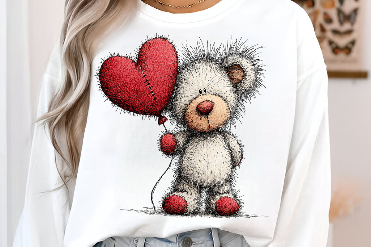 Valentine Teddy PNG Set, an Illustration by SinaCreation (Photo 10 of 11)