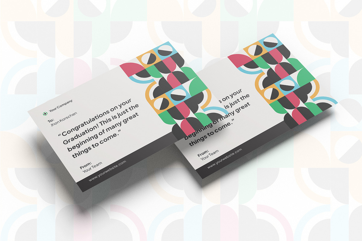 Language Course Greeting Card, a Card Template by Esensifiksi.studio (Photo 2 of 3)