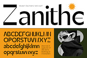 Zanithe Modern Geometric Sans Serif, a Sans Serif Font by timelesstype.co (Thumbnail 1 of 10)
