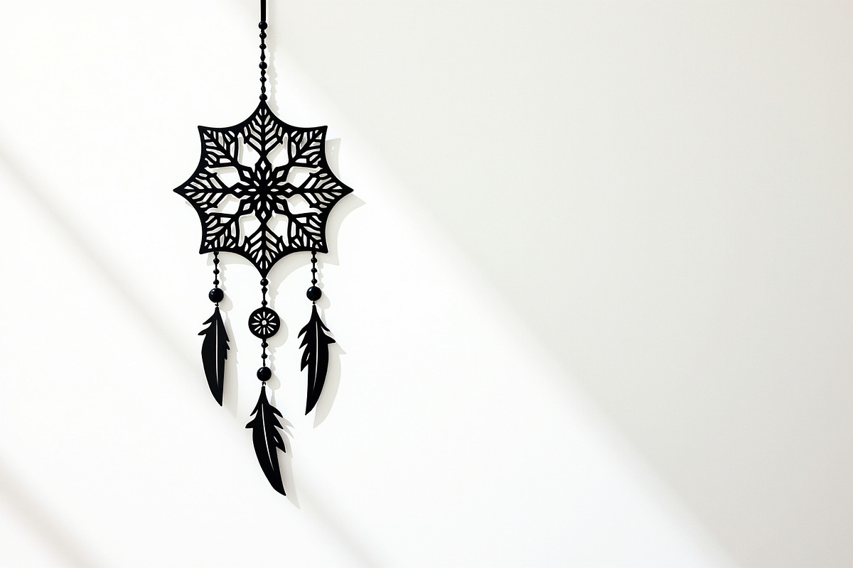 Scandinavian Unique Dreamcatcher, an Illustration by Amazin_art (Photo 22 of 26)