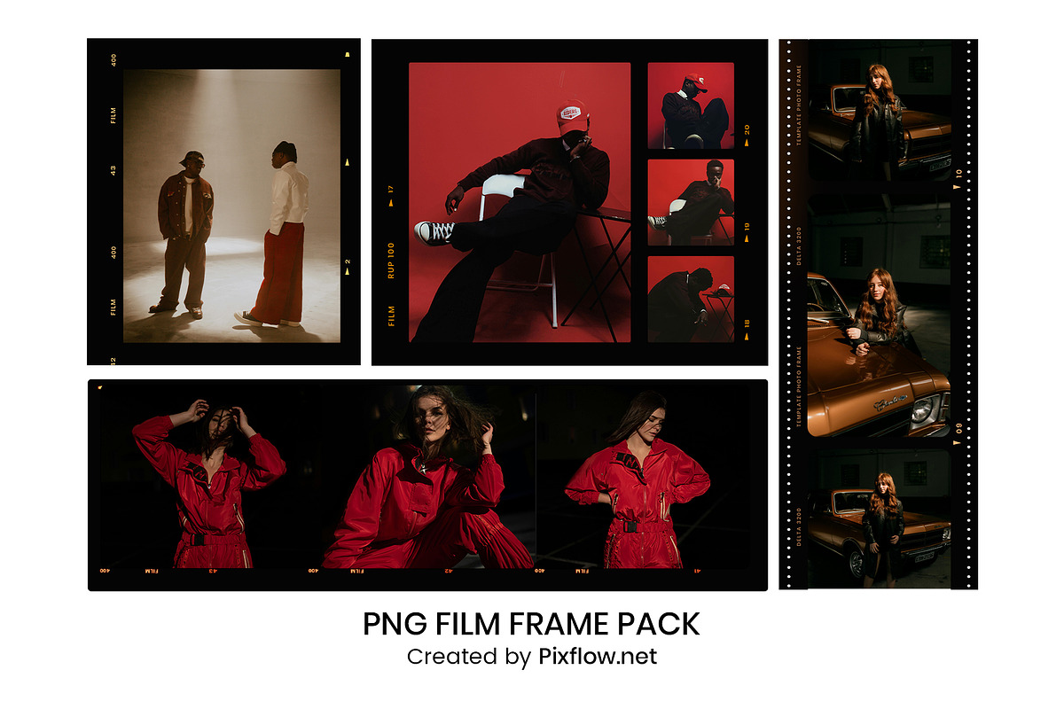 PNG Film Frame Pack, an Object Graphic by Pixflow (Photo 3 of 10)