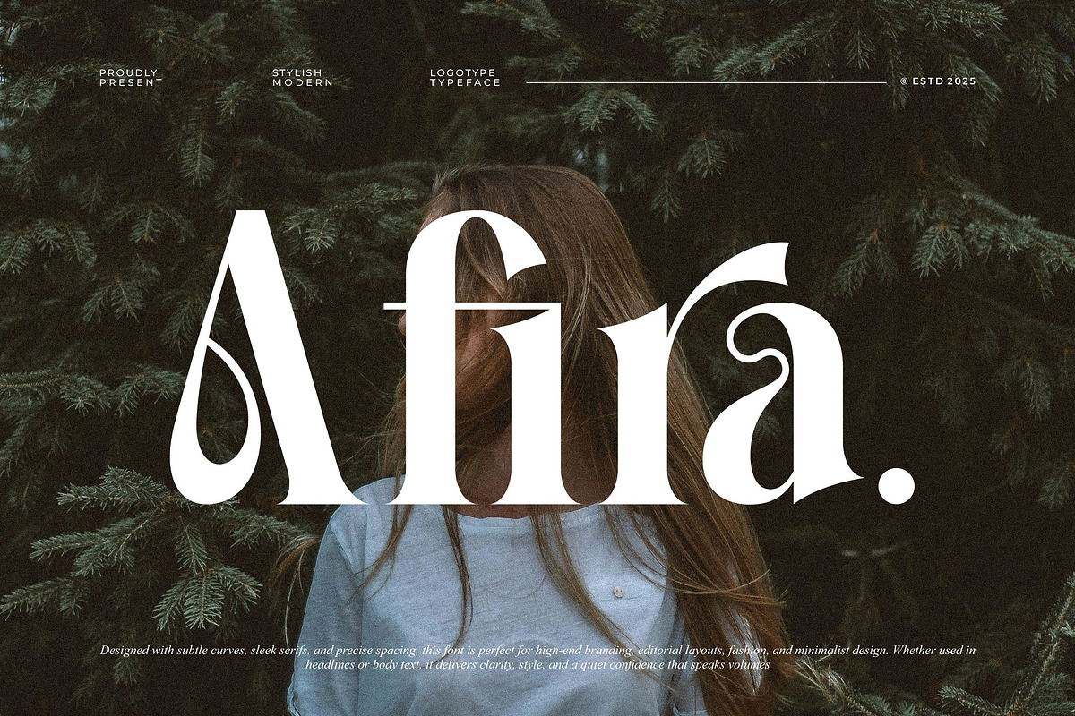Afira || Modern Serif Font, a Serif Font by Ermedia Studio (Photo 1 of 10)