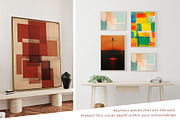 Vibrant Abstract Painting Art Print, a Wallpaper Graphic by Vibrand Studio (Thumbnail 6 of 12)