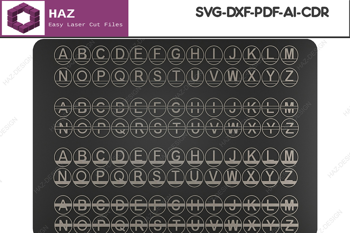 Monogram Sign - Laser Cut custom 287, a Graphic by AtacanDigital (Photo 3 of 10)