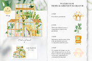 TROPICAL GREENHOUSE. Plants & decor, an Object Graphic by AnnaTkachi (Thumbnail 6 of 9)
