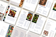 Blue Recipe Pages Canva Template, a Presentation Template by Digital By Nikoleta (Thumbnail 16 of 16)