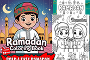 Bold & Easy Ramadan Coloring Book, a Seasonal Illustration by Design Zone (Thumbnail 1 of 5)