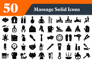 Massage Solid Icons Bundle,, a Solid Icon by EllaMaiyaali (Thumbnail 3 of 3)