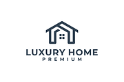 luxury home logo design vector, a Branding & Logo Template by mouze_art (Thumbnail 4 of 4)
