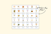 Folk Florals Clip Art, an Object Graphic by denofdreamers (Thumbnail 3 of 3)