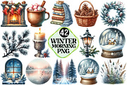 Winter Morning Clipart, an Illustration by Pixels.Craft (Thumbnail 1 of 7)