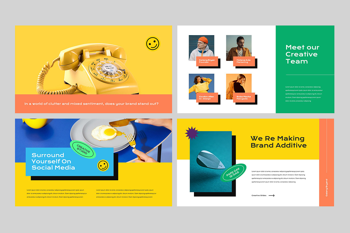 STICKER - Powerpoint Template, a Presentation Template by rgbryand